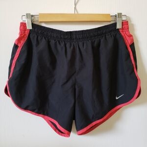 NIKE DRI-FIT Black Shorts with Red Trim